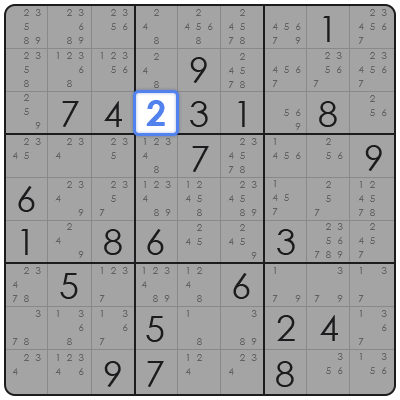 how to solve medium level sudoku